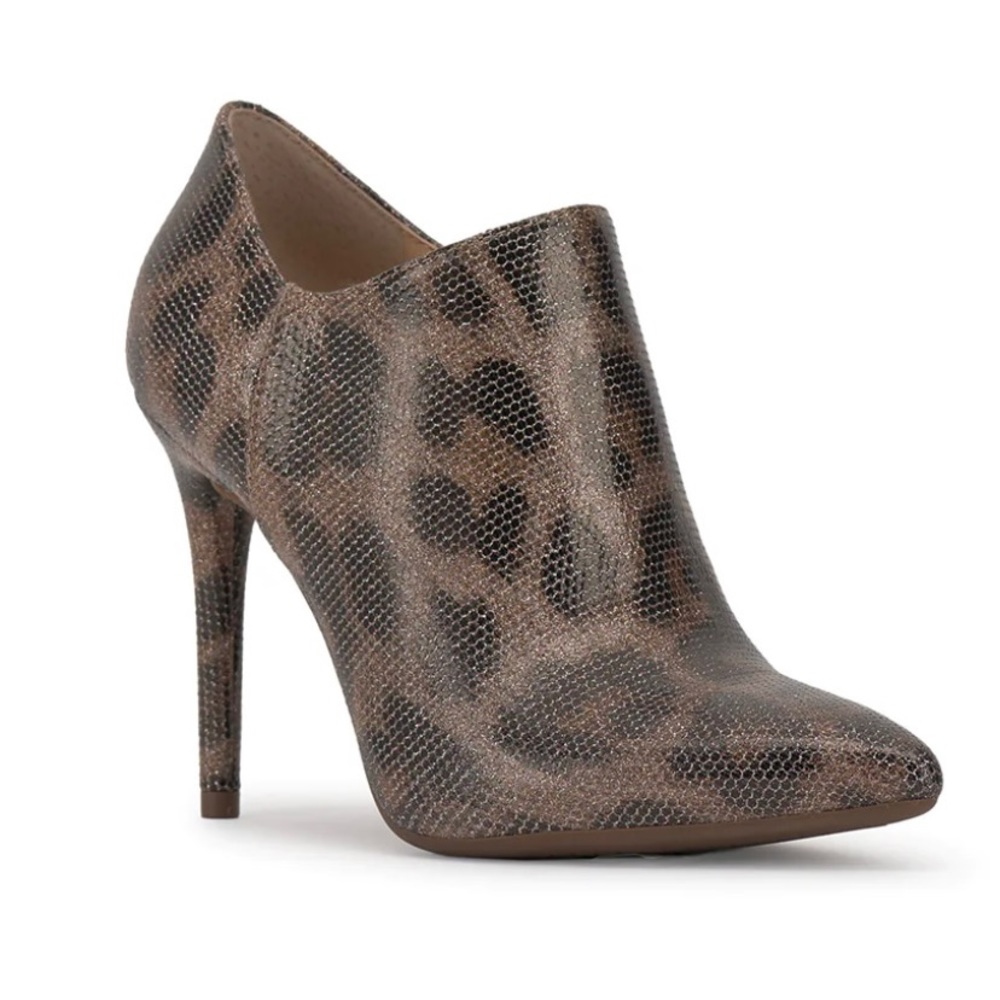 New Jessica Simpson Bronze Leopard Bootie